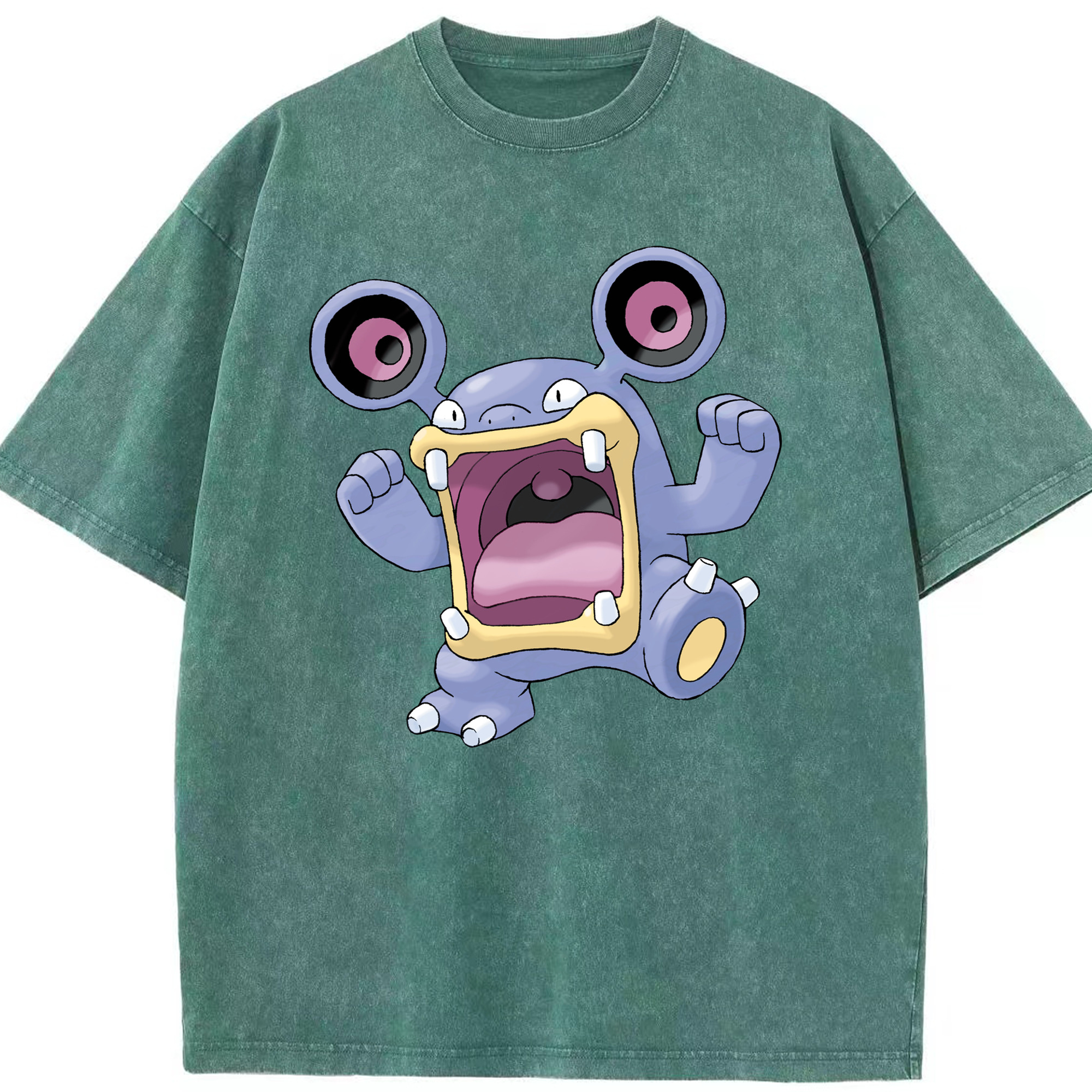 （画像用） ポケットモンスター Pokémon 綿100% ヴィンテージ風 半袖Tシャツ（フロントプリント）